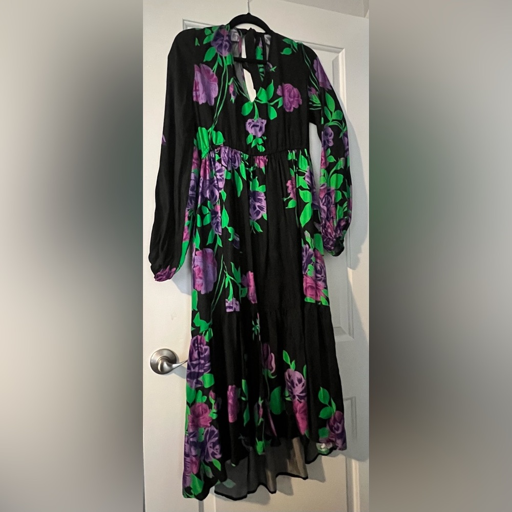 NWT Anthropologie Hope for Flowers by Tracy Reese Floral Midi Dress - Picture 9 of 9